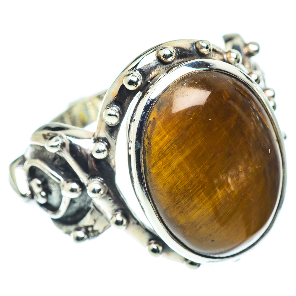Tiger Eye Rings handcrafted by Ana Silver Co - RING55207