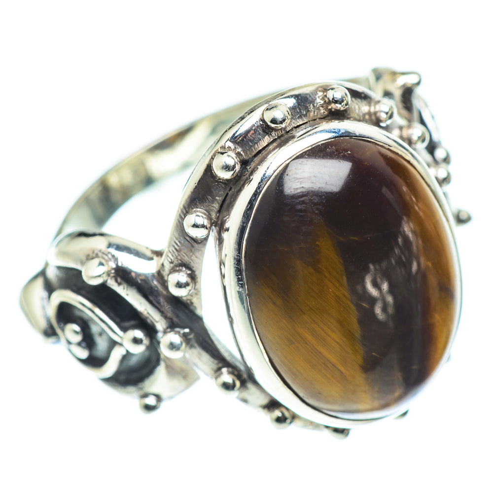 Tiger Eye Rings handcrafted by Ana Silver Co - RING55292