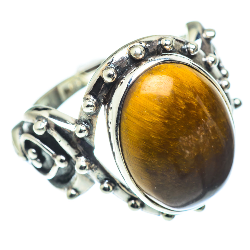 Tiger Eye Rings handcrafted by Ana Silver Co - RING55330