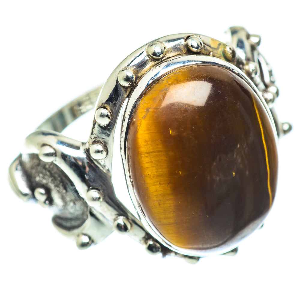 Tiger Eye Rings handcrafted by Ana Silver Co - RING55347
