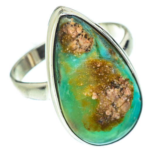 Peruvian Opal Rings handcrafted by Ana Silver Co - RING55403