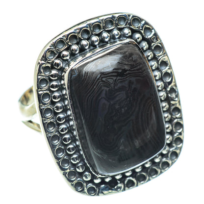 Psilomelane Rings handcrafted by Ana Silver Co - RING55449
