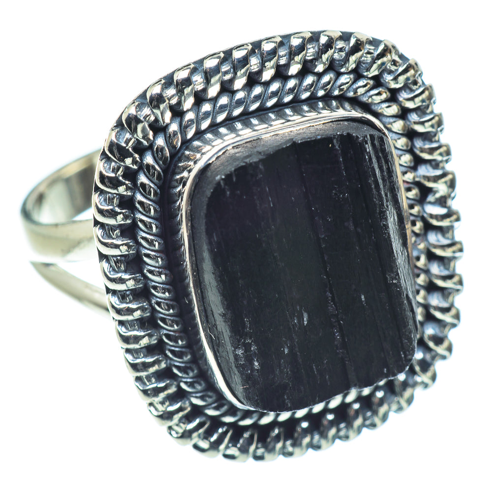 Black Tourmaline Rings handcrafted by Ana Silver Co - RING55450