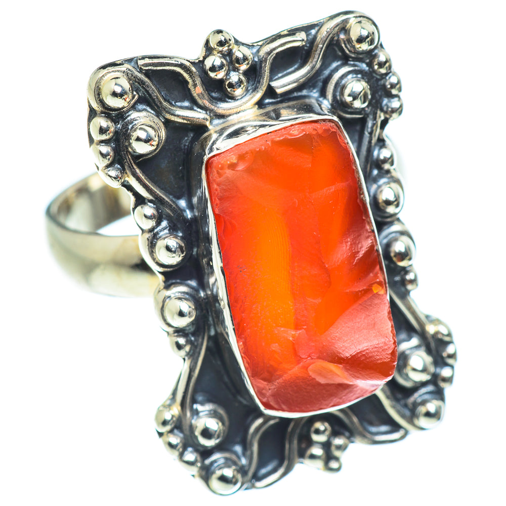 Carnelian Rings handcrafted by Ana Silver Co - RING55469