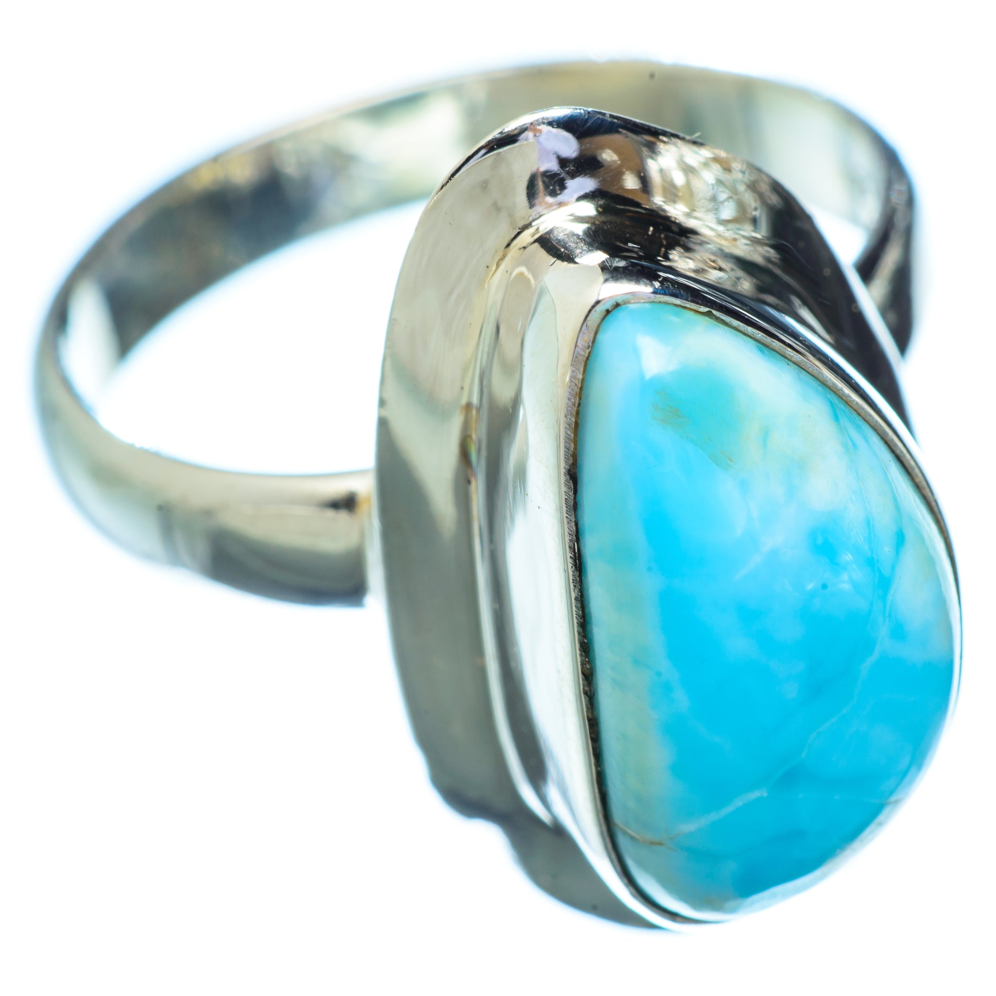 Larimar Rings handcrafted by Ana Silver Co - RING5548