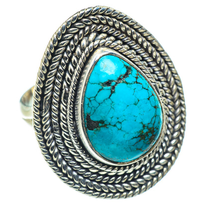 Tibetan Turquoise Rings handcrafted by Ana Silver Co - RING55488