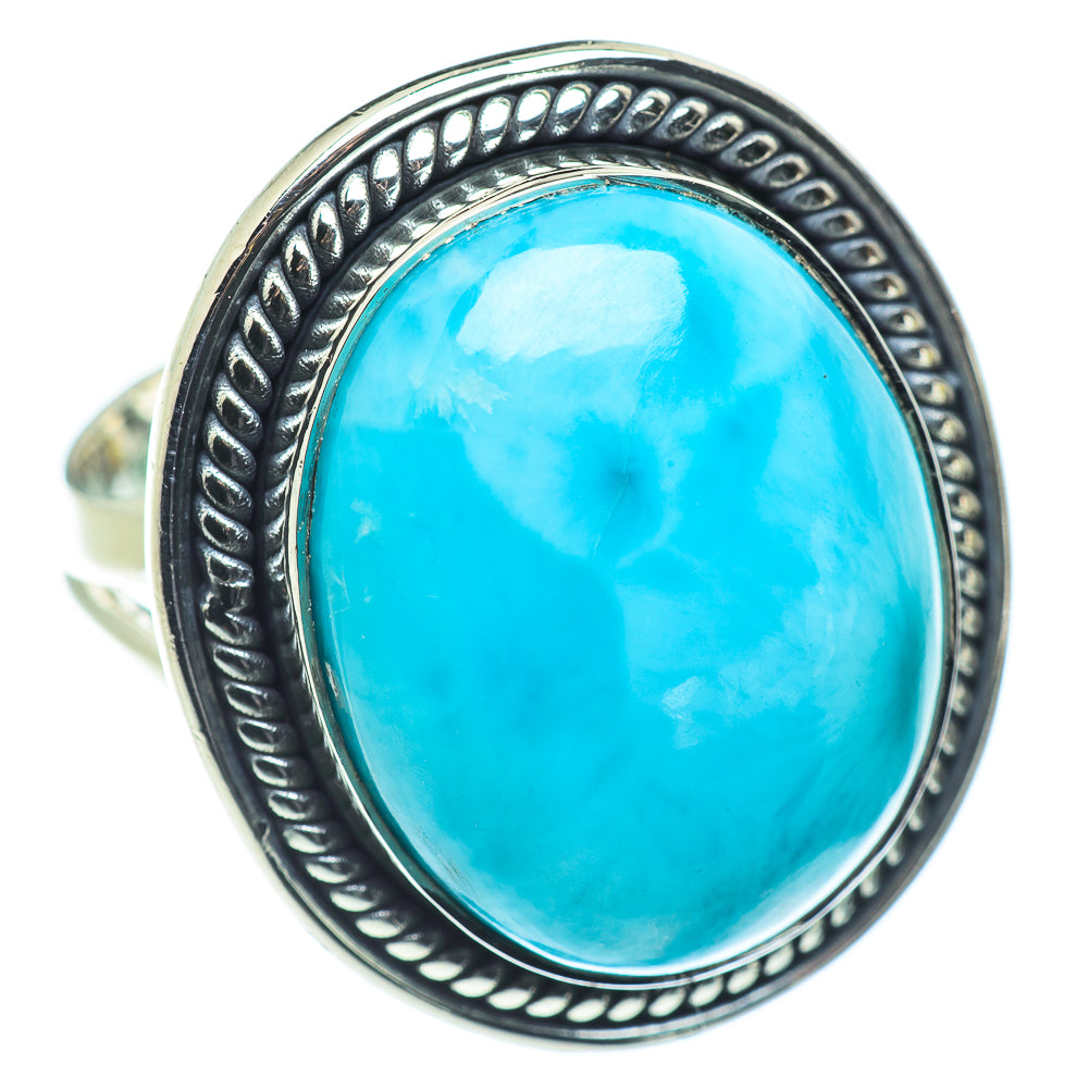 Larimar Rings handcrafted by Ana Silver Co - RING55512