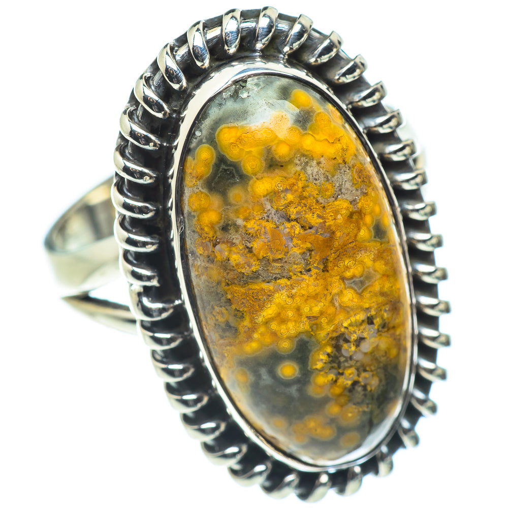 Ocean Jasper Rings handcrafted by Ana Silver Co - RING55517