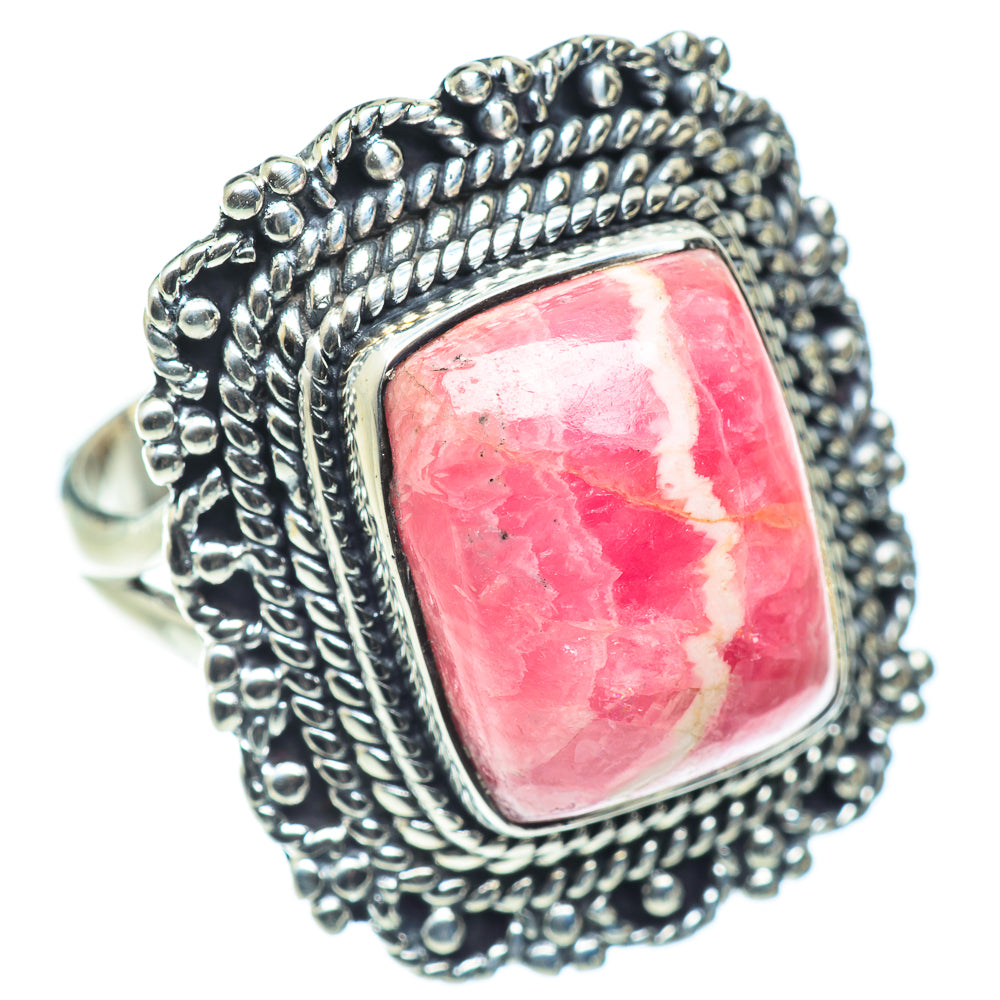 Rhodochrosite Rings handcrafted by Ana Silver Co - RING55518