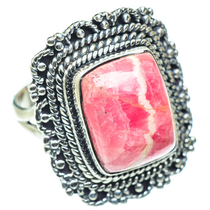 Rhodochrosite Rings handcrafted by Ana Silver Co - RING55518