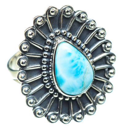 Larimar Rings handcrafted by Ana Silver Co - RING55534