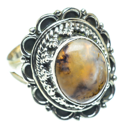 Dendritic Opal Rings handcrafted by Ana Silver Co - RING55538