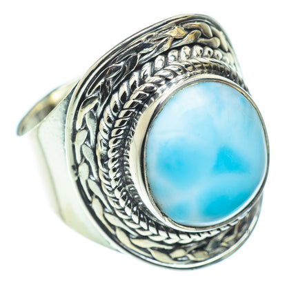 Larimar Rings handcrafted by Ana Silver Co - RING55548