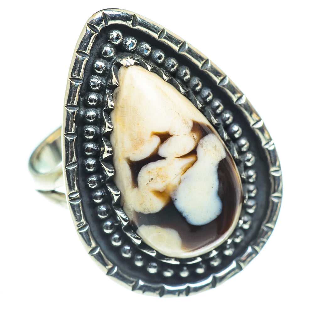 Peanut Wood Jasper Rings handcrafted by Ana Silver Co - RING55556