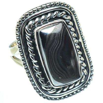 Psilomelane Rings handcrafted by Ana Silver Co - RING55561