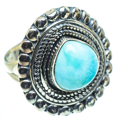 Larimar Rings handcrafted by Ana Silver Co - RING55567