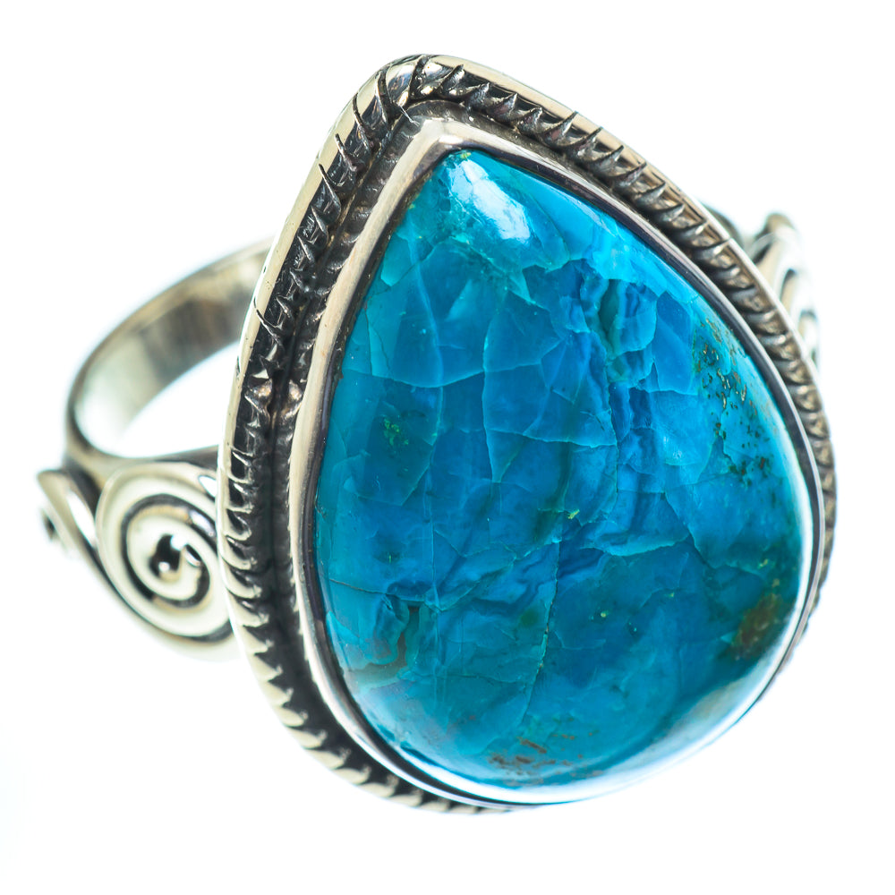 Chrysocolla Rings handcrafted by Ana Silver Co - RING55583