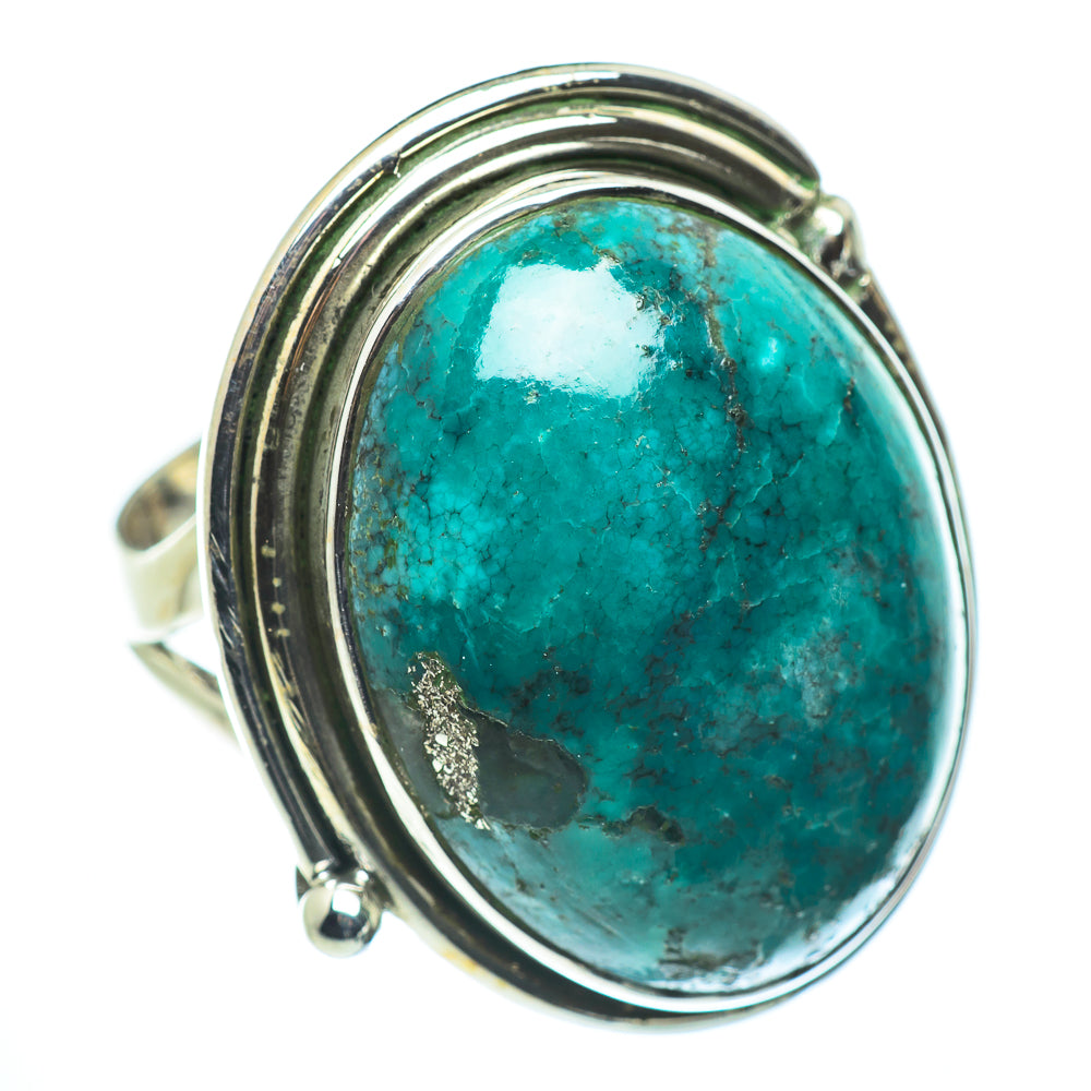 Tibetan Turquoise Rings handcrafted by Ana Silver Co - RING55584