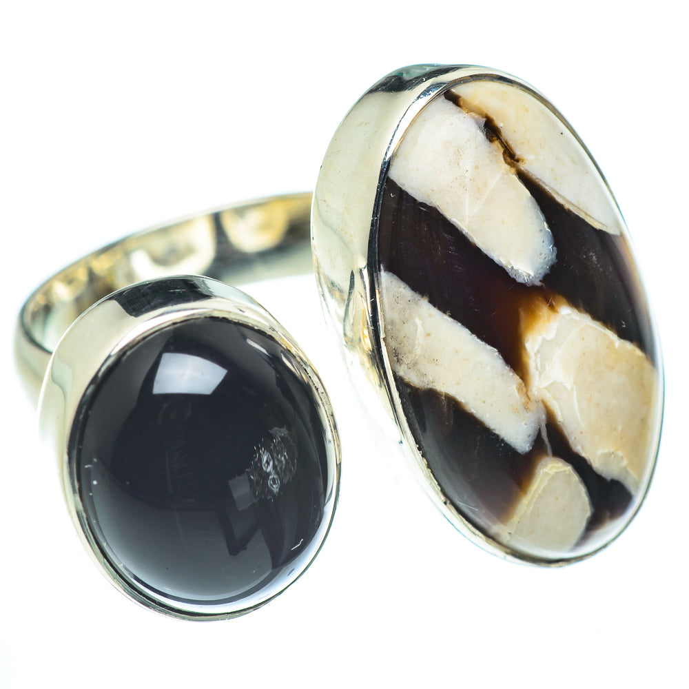 Peanut Wood Jasper Rings handcrafted by Ana Silver Co - RING55590