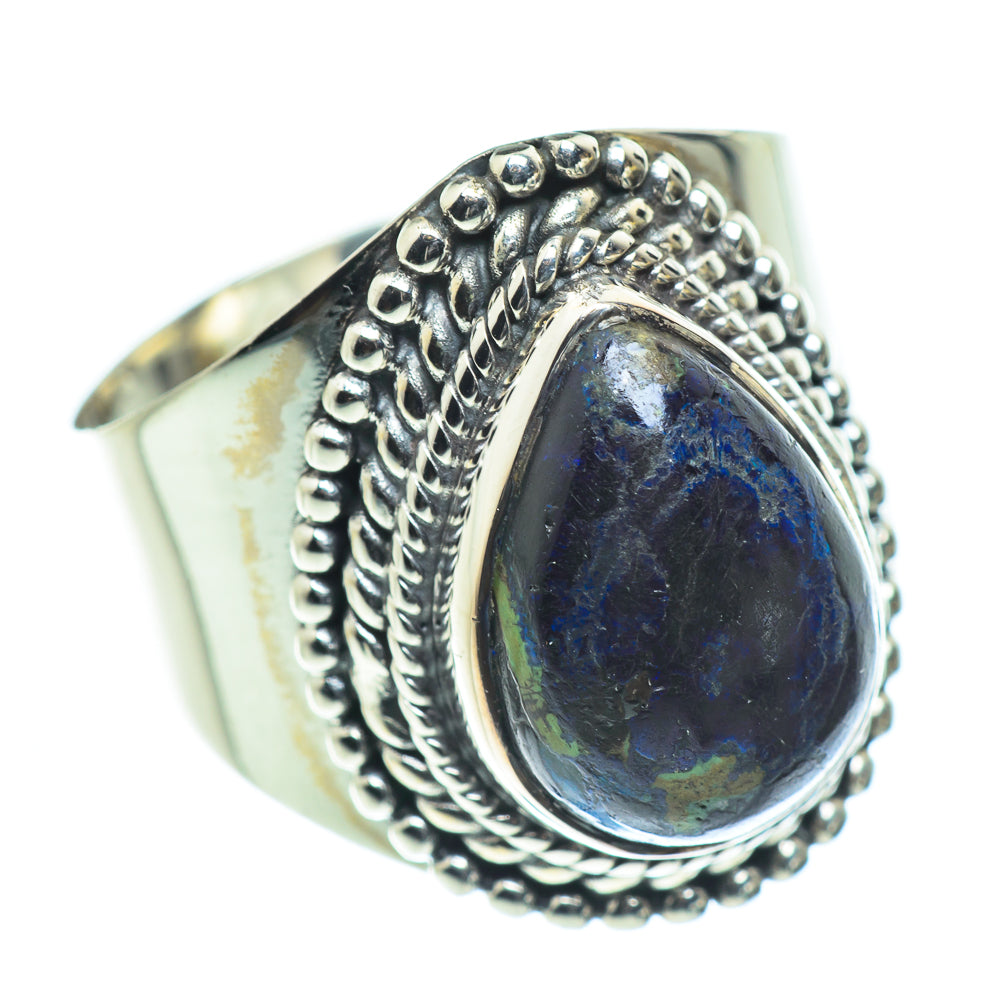 Azurite Rings handcrafted by Ana Silver Co - RING55595