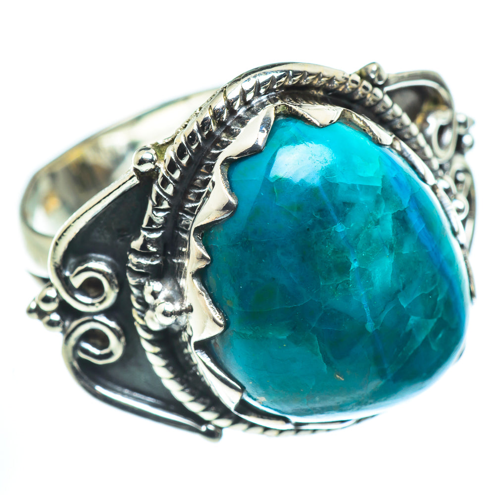 Chrysocolla Rings handcrafted by Ana Silver Co - RING55597