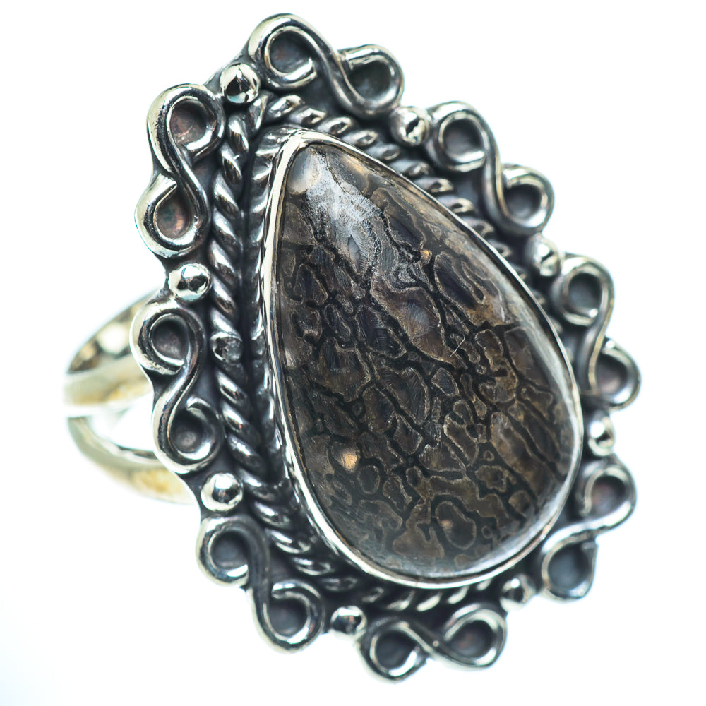 Dinosaur Bone Rings handcrafted by Ana Silver Co - RING55619