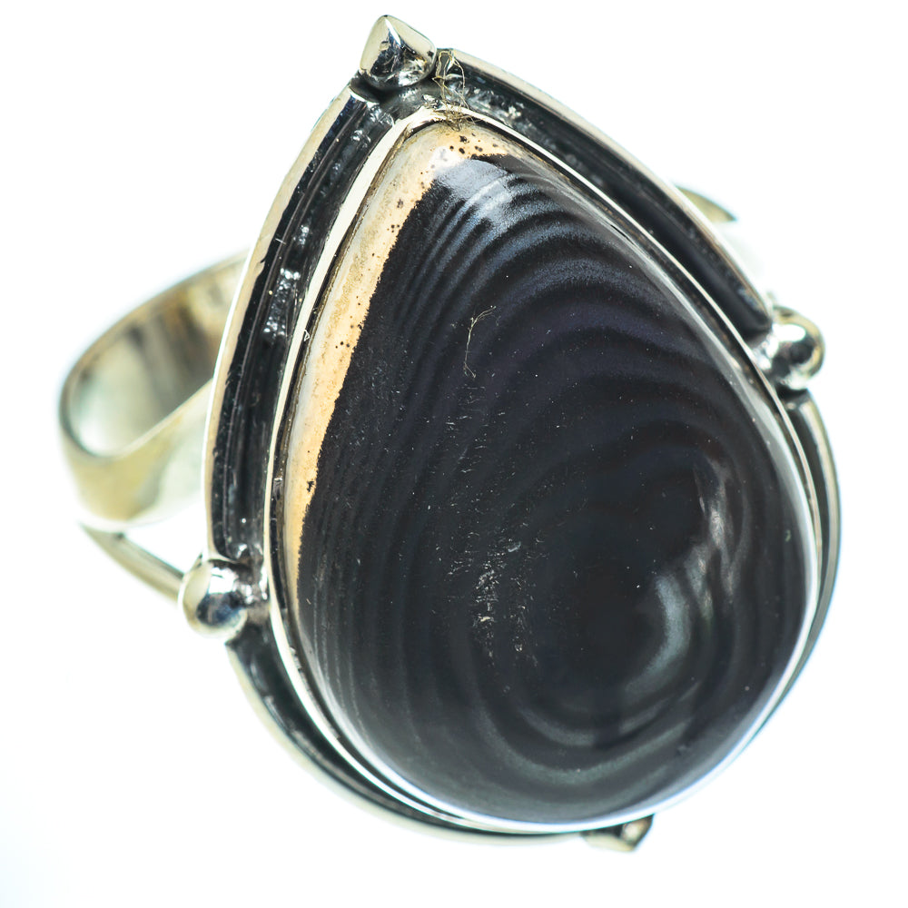 Psilomelane Rings handcrafted by Ana Silver Co - RING55626