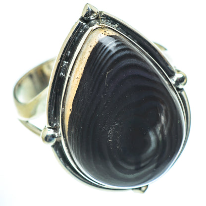 Psilomelane Rings handcrafted by Ana Silver Co - RING55626