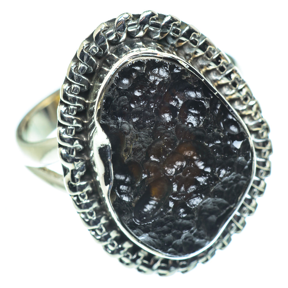 Tektite Rings handcrafted by Ana Silver Co - RING55627