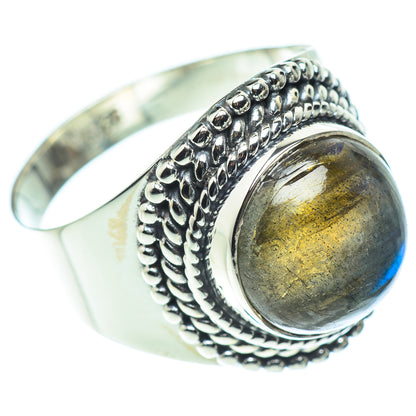 Labradorite Rings handcrafted by Ana Silver Co - RING55630