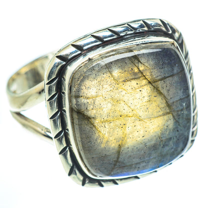 Labradorite Rings handcrafted by Ana Silver Co - RING55631