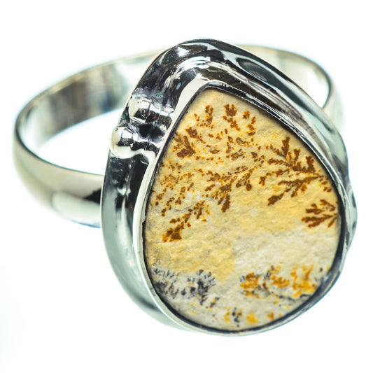 Scenic Dendritic Agate Rings handcrafted by Ana Silver Co - RING55643