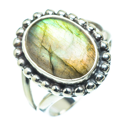 Labradorite Rings handcrafted by Ana Silver Co - RING55662