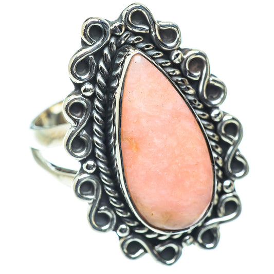 Pink Opal Rings handcrafted by Ana Silver Co - RING55671