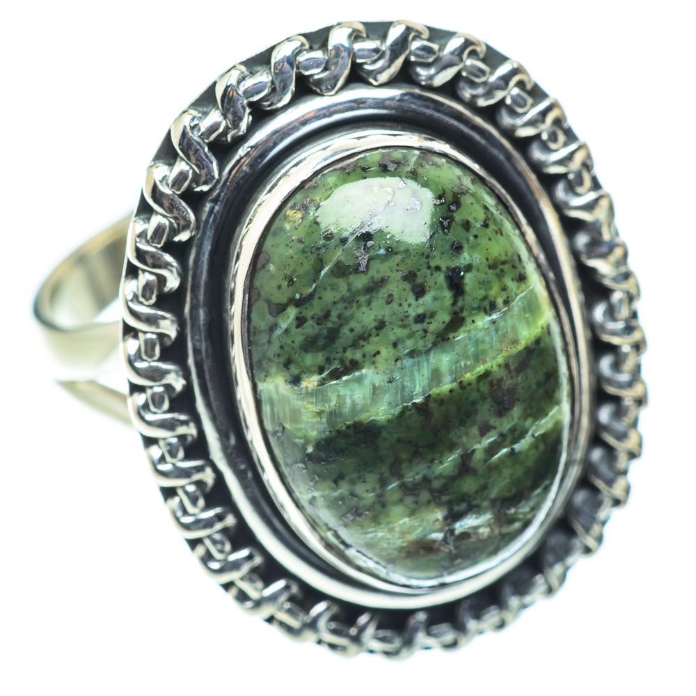 Lizard Jasper Rings handcrafted by Ana Silver Co - RING55679