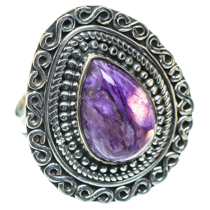 Charoite Rings handcrafted by Ana Silver Co - RING55690