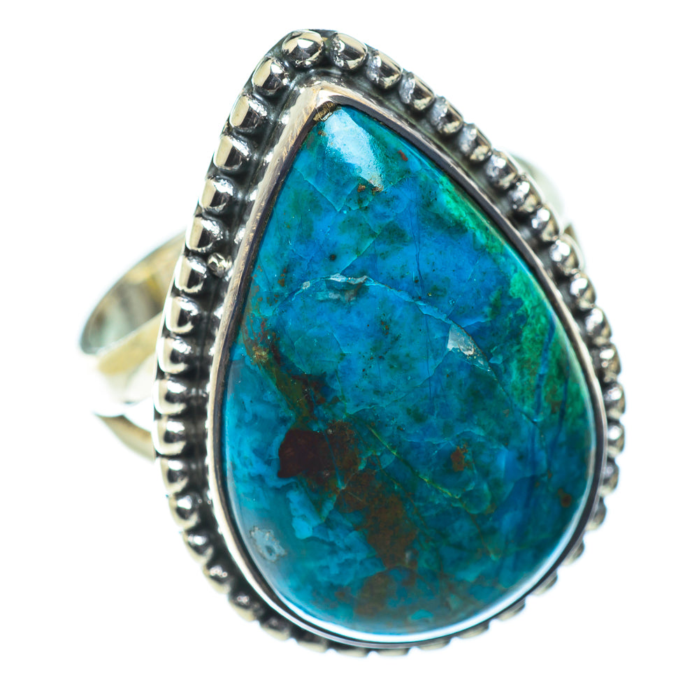 Chrysocolla Rings handcrafted by Ana Silver Co - RING55694