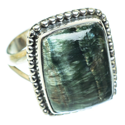 Seraphinite Rings handcrafted by Ana Silver Co - RING55702