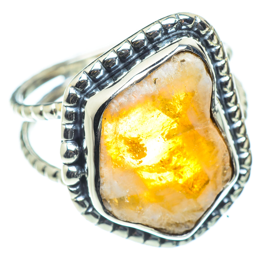 Citrine Rings handcrafted by Ana Silver Co - RING55708