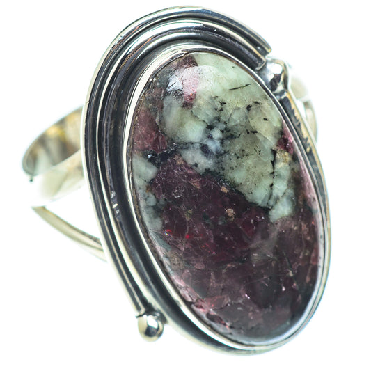 Russian Eudialyte Rings handcrafted by Ana Silver Co - RING55712