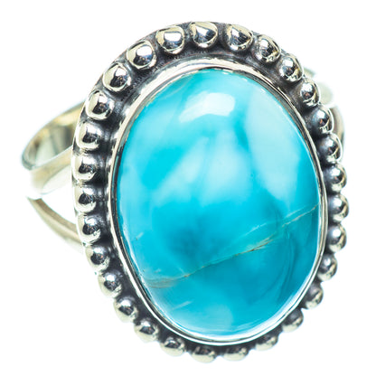 Larimar Rings handcrafted by Ana Silver Co - RING55720