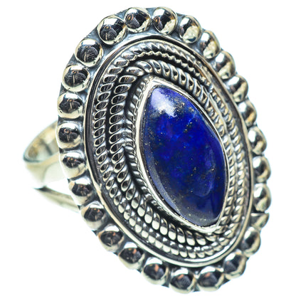 Lapis Lazuli Rings handcrafted by Ana Silver Co - RING55724