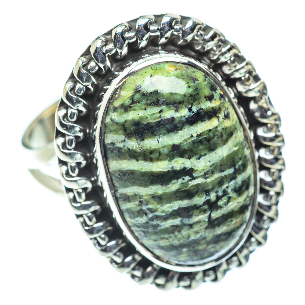 Lizard Jasper Rings handcrafted by Ana Silver Co - RING55725