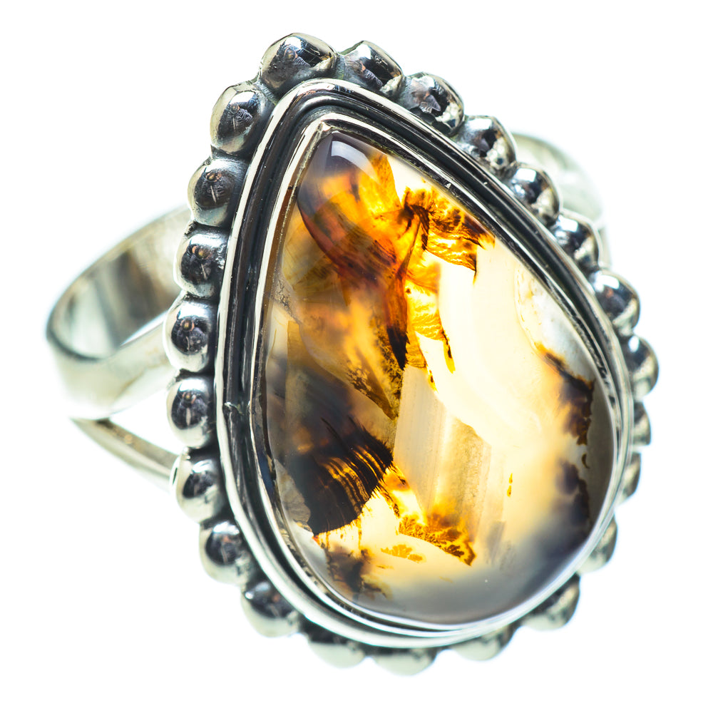Montana Agate Rings handcrafted by Ana Silver Co - RING55732
