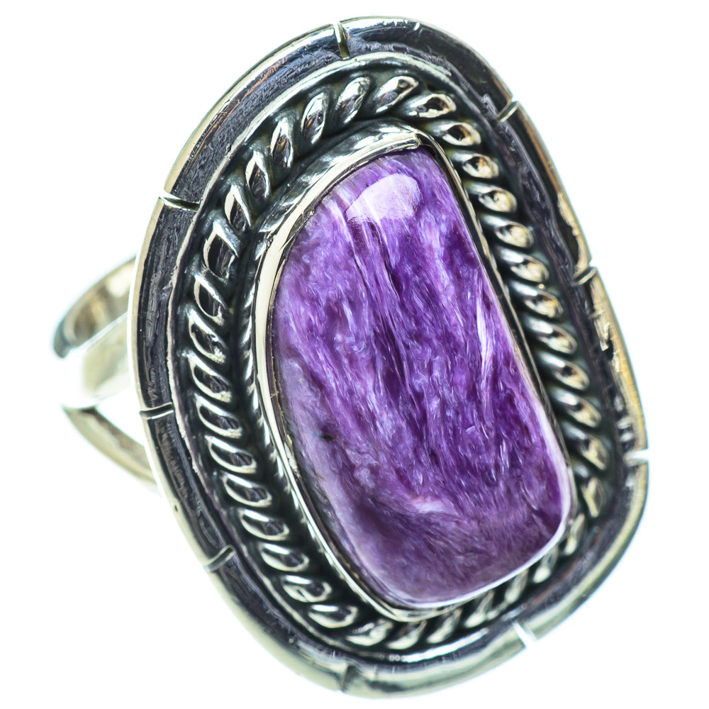 Charoite Rings handcrafted by Ana Silver Co - RING55740