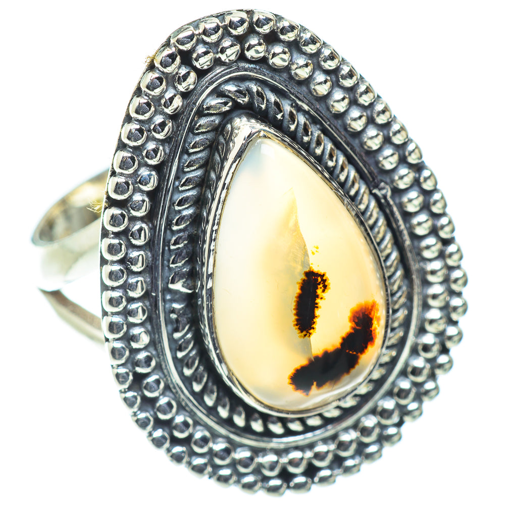Montana Agate Rings handcrafted by Ana Silver Co - RING55742