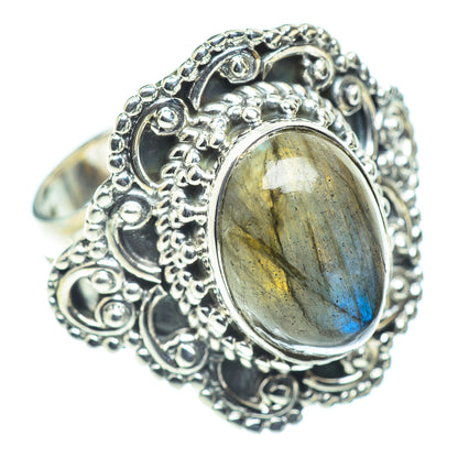 Labradorite Rings handcrafted by Ana Silver Co - RING55757