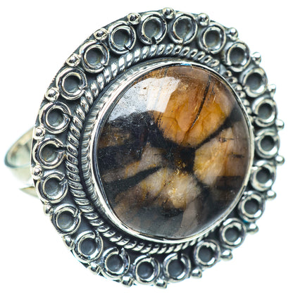 Chiastolite Rings handcrafted by Ana Silver Co - RING55795
