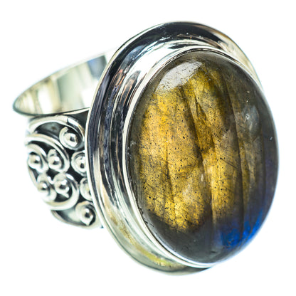 Labradorite Rings handcrafted by Ana Silver Co - RING55816
