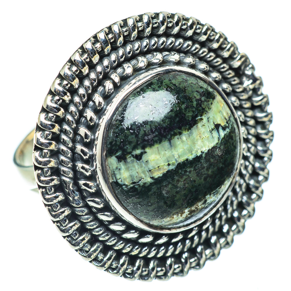Lizard Jasper Rings handcrafted by Ana Silver Co - RING55818